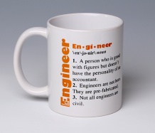Engineer Mug<BR><span class=bluebold>(Personalize)
