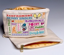 Pickleball Words Deluxe Pouch
