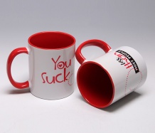You Suck "Love" Mug