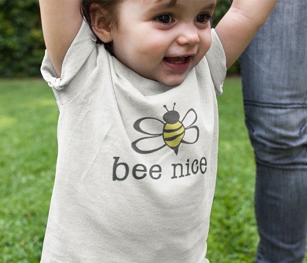 Bee Nice Toddler Tee