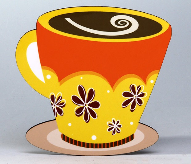 Coffee Mug Coaster/Flowers