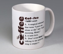 Coffee Mug<BR><span class=bluebold>(Personalize)