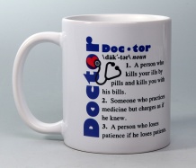 Doctor Mug<BR><span class=bluebold>(Personalize)