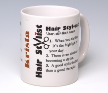 Hair Stylist Mug<BR><span class=bluebold>(Personalize)