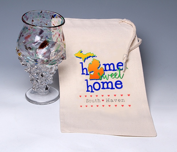 Home Sweet Home Wine Bag