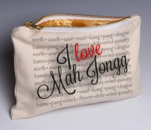 I Love Mah Jongg (Deluxe) pouch