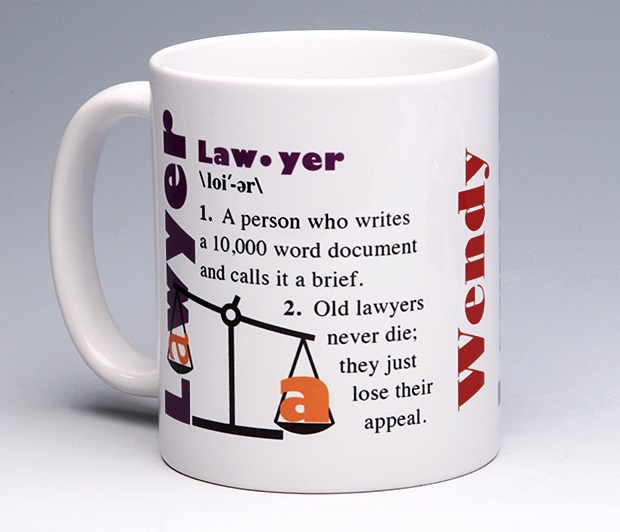 Lawyer Mug<BR><span class=bluebold>(Personalize)