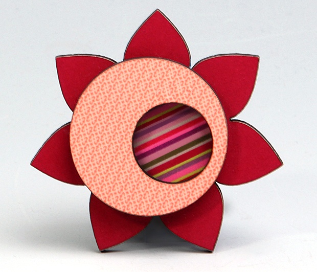 Flower Pin Red