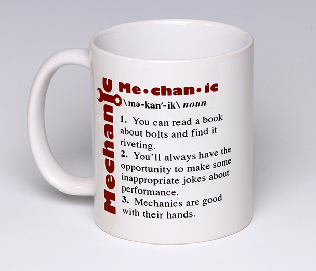 Mechanic Mug<BR><span class=bluebold>(Personalize)