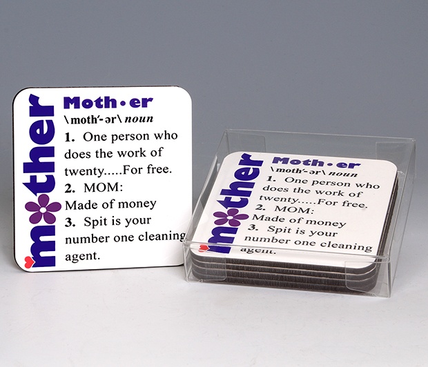Mother Coasters<BR><span class=bluebold>(Set of 4)