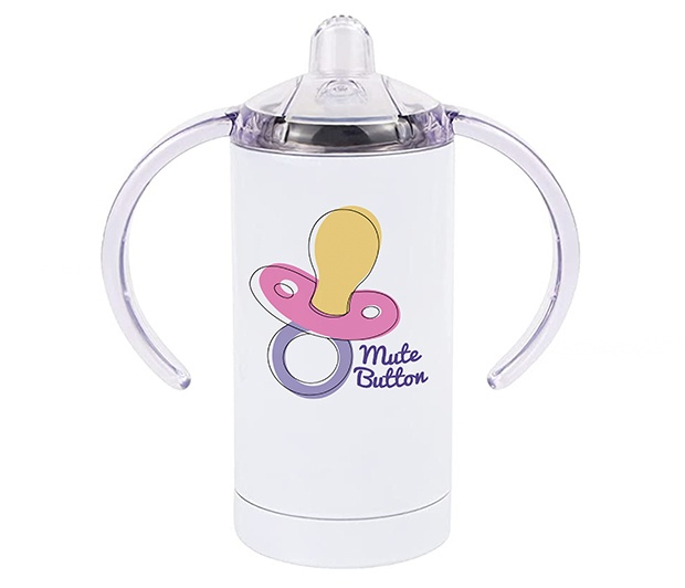 \"Mute Button\" Sippy Cup