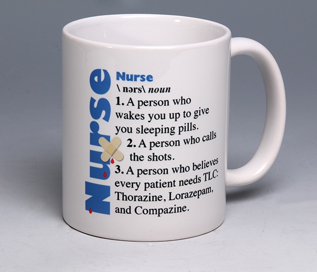 Nurse Mug<BR><span class=bluebold>(Personalize)