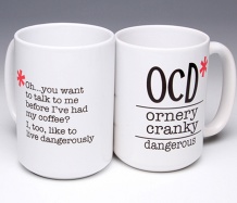 OCD Mug/Live Dangerously