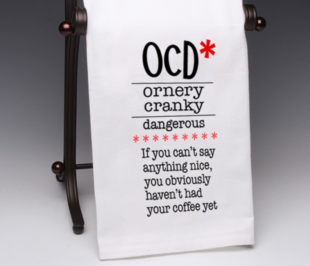 OCD Towel/No Coffee Yet