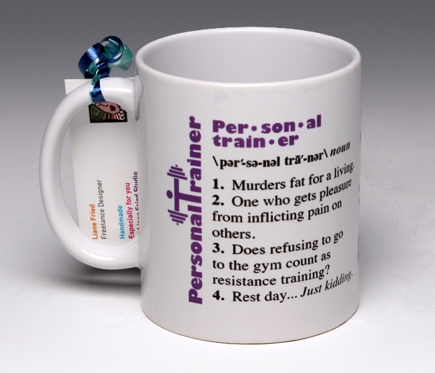 Personal Trainer Mug<BR><span class=bluebold>(Personalize)