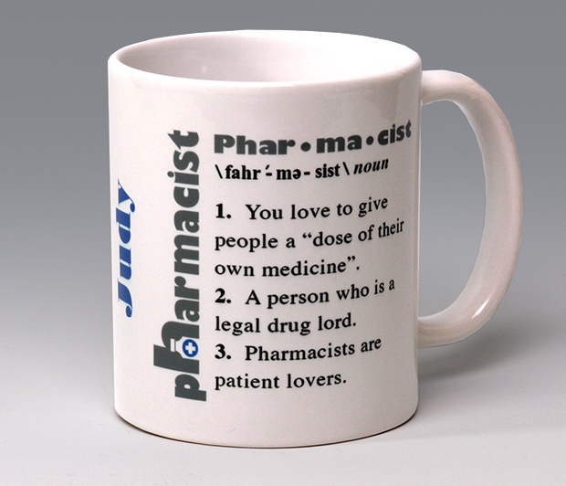Pharmacist Mug<BR><span class=bluebold>(Personalize)