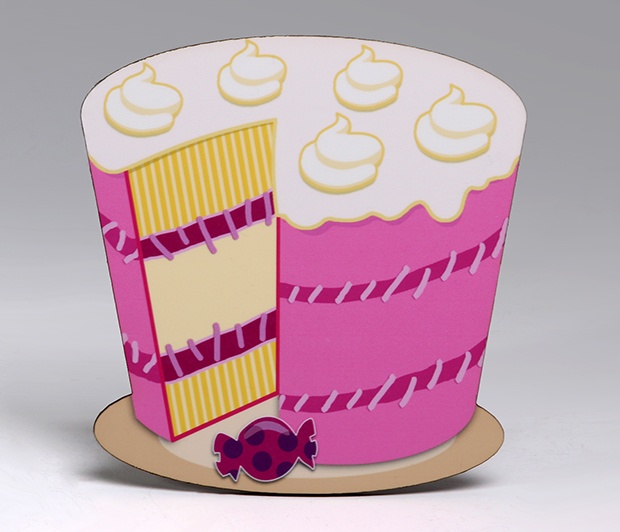 Pink Cake Coaster