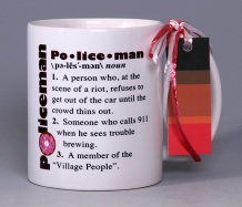 Policeman Mug<BR><span class=bluebold>(Personalize)