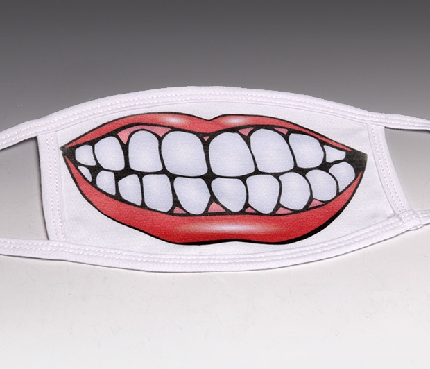 TOOTHY GRIN Face Masks<BR>(Choice of Designs)<BR>FREE SHIPPING
